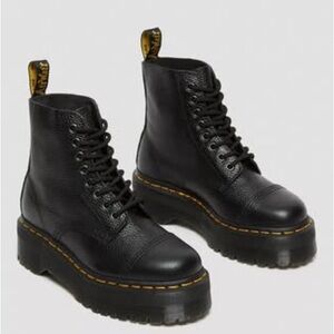 Dr. Martens Sinclair Milled Nappa Leather Platform Boots